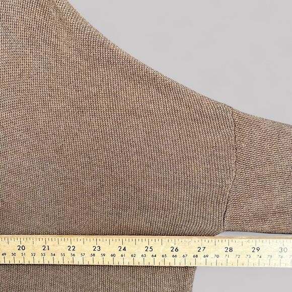 Joie Sweater Womens Size S Melantha Funnel Neck Waffle Minimalist Neutralβ Loose - Picture 8 of 11